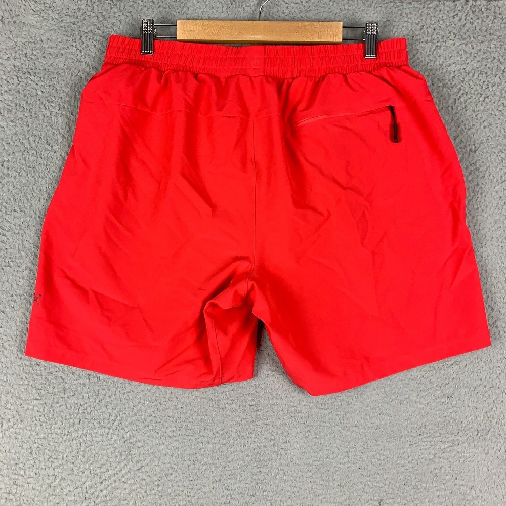 Lululemon Channel Cross Swim Shorts Men's XL Spicy Red 7 Inch Lined Trunks Beach - Picture 5 of 11